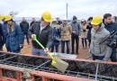 Kapsulas iemūrēšana pludmales sporta centra “Brazīlija” jaunajai ēkai Mārupē, 13.12.2018