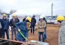Kapsulas iemūrēšana pludmales sporta centra “Brazīlija” jaunajai ēkai Mārupē, 13.12.2018