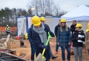 Kapsulas iemūrēšana pludmales sporta centra “Brazīlija” jaunajai ēkai Mārupē, 13.12.2018