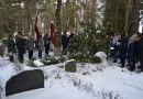 Barikāžu laika upuru piemiņas brīdis Mārupes kapos, 16.01.2019.