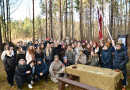 Lāčplēša dienā pie Golfa laukuma “Viesturi” atklāts trešais piemiņas akmens, 11.11.2019.