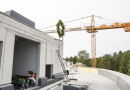 Nosvinēti Mārupes Mūzikas un mākslas skolas pārbūves spāru svētki, 19.08.2022.