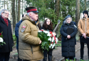 Piemiņas brīdis pie Roberta Mūrnieka atdusas vietas, 16.01.2023.