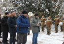 Ziemassvētku kaujās kritušo strēlnieku piemiņas brīdis Antiņu kapsētā, 07.01.2023.