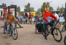 Bildē redzams Aktīvās tūrisma sezonas noslēguma velo brauciens Mārupes novadā
