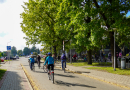 Bildē redzams Aktīvās tūrisma sezonas noslēguma velo brauciens Mārupes novadā