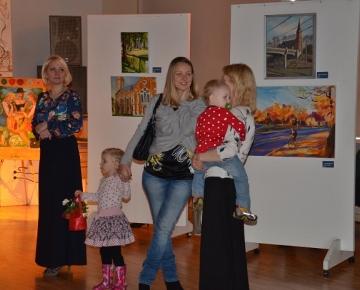 Mākslas izstādes “Tēriņu ielas mistērijas” atklāšana,12.04.2013.