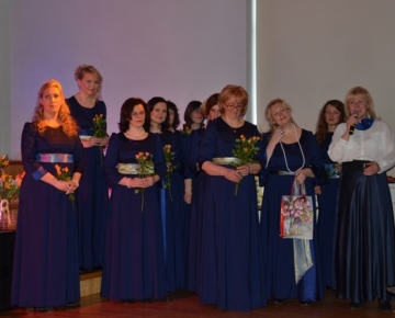 Sieviešu vokālajam ansamblim Dzelde-45, 28.02.2015.