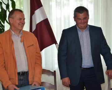 Ūdenssaimniecības infrastruktūras attīstības projekta līgumu slēgšana, 02.07.2014.