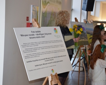 Mārupes novada 90 gadu jubilejas foto izstādes atklāšana, 30.01.2015.