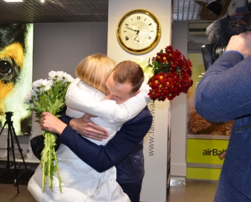 Eiropas čempiona rallijkrosā mārupieša Baumaņa sagaidīšana 19.10.2015.