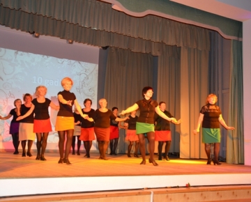 Senioru līnijdeju grupa “Vējiem līdzi” nosvin 10 gadu jubileju, 29.11.2014.