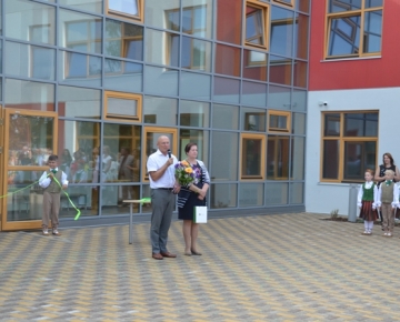 Mārupes pamatskolas jaunās piebūves atklāšana, 31.08.2015.
