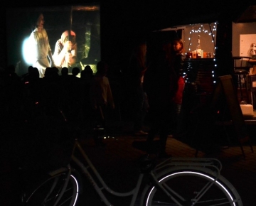 Brīvdabas kino vakars Mārupes Kultūras nama pagalmā, 24.08.2016.