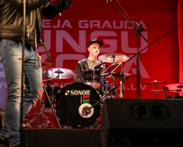 Andžeja Grauda bungu skolas labāko audzēkņu koncerts Mārupē, 12.02.2017.