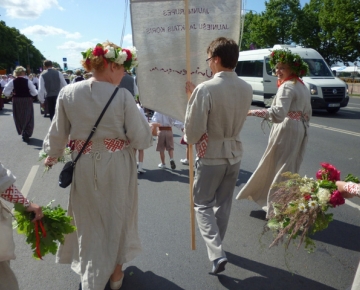 Mārupes novads Dziesmu un deju svētku gājienā, 07.07.2013.