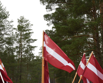 Piemiņas brīdis Latvijas Brīvības cīņās kritušajiem varoņiem kopā ar vēsturnieku Māri Ribicki | 10.11.2023.