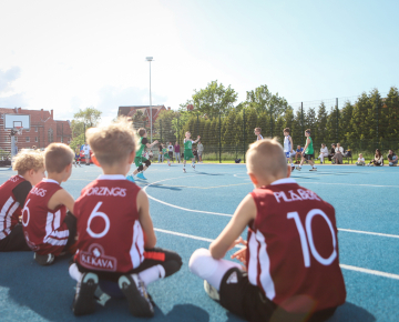 3x3 basketbola sacensības Jaunmārupē 