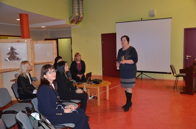 Kirgizstānas izglītības un zinātnes ministres vizīte Mārupē, 08.01.2015.