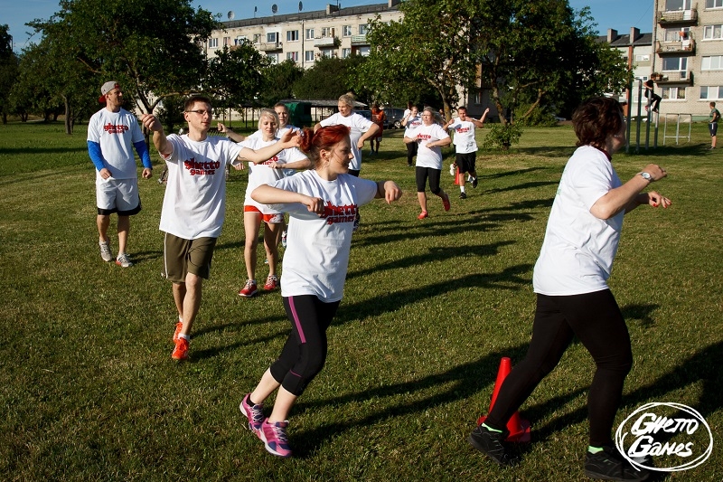 Ghetto Games fitnesa treniņš Tīrainē, 01.06.2015.