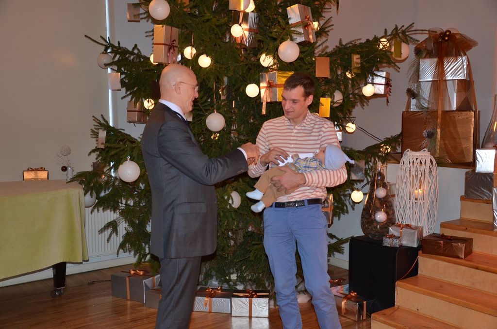 Jaundzimušo sveikšanas pasākums “Esmu mazais mārupietis”, 19.12.2015.