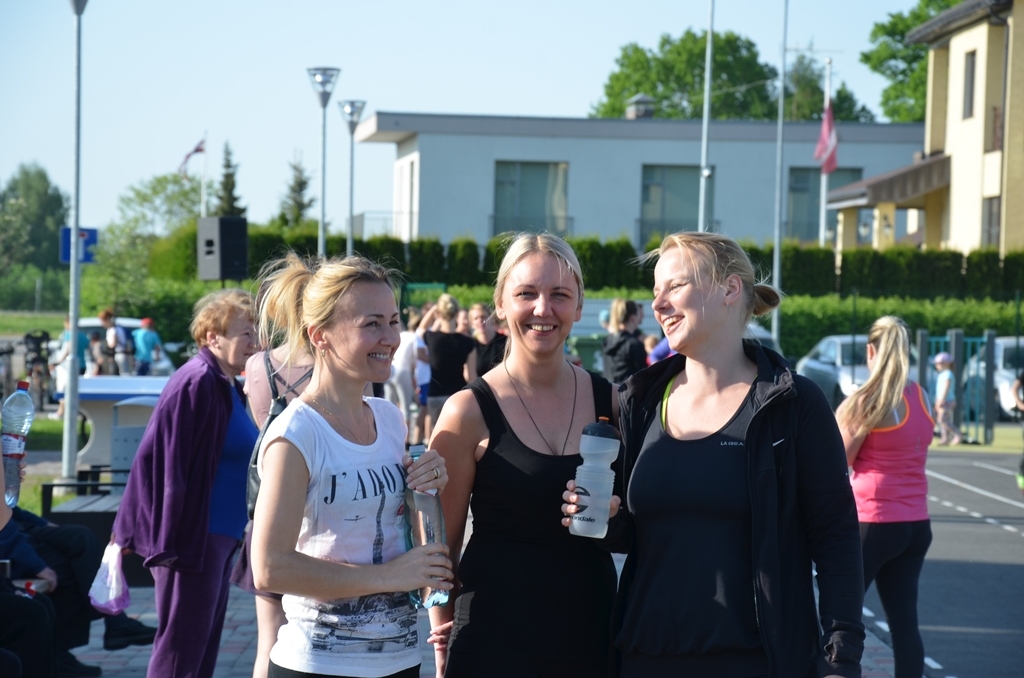 Brīvdabas fitnesa 1.nodarbība Mārupes novadā 23.05.2016.
