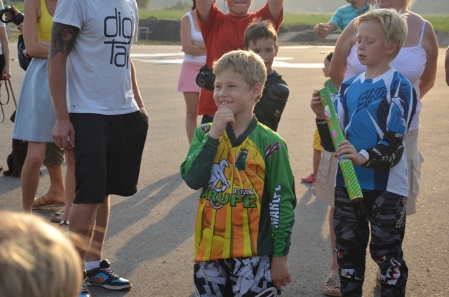 Mārupieši sveic BMX pasaules čempionu Emīlu Alleru, 28.07.2014.