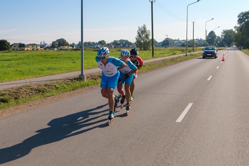 Skrituļošanas maratons Mārupē, 10.08.2014.