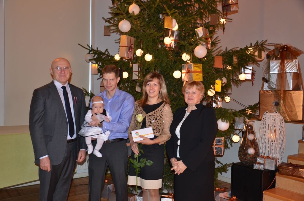 Jaundzimušo sveikšanas pasākums “Esmu mazais mārupietis”, 19.12.2015.