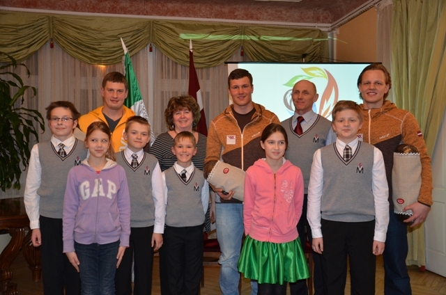 Vēlam veiksmi Mārupes Olimpiešiem XXII ziemas Olimpiskajās spēlēs!, 05.02.2014.