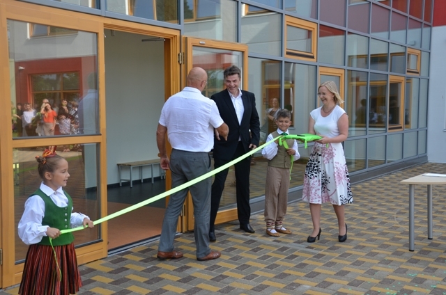 Mārupes pamatskolas jaunās piebūves atklāšana, 31.08.2015.