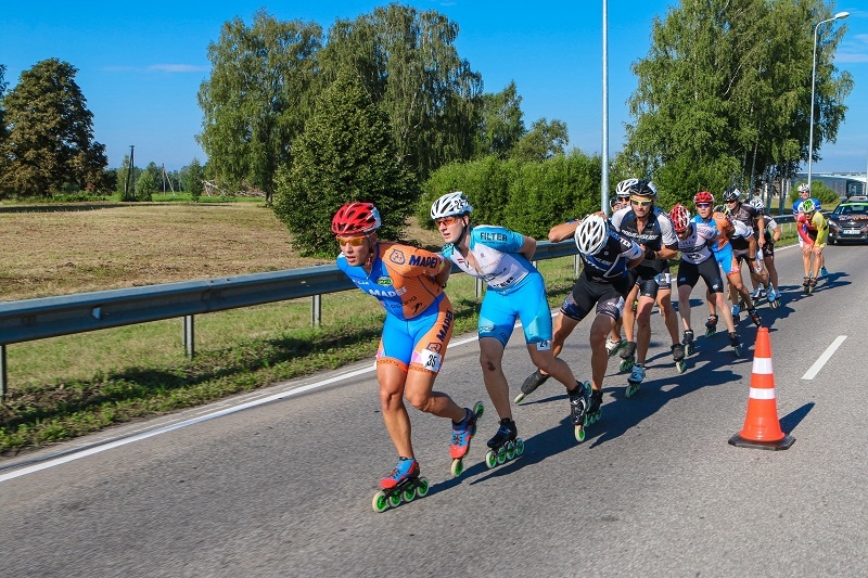 Skrituļošanas maratons Mārupē, 10.08.2014.