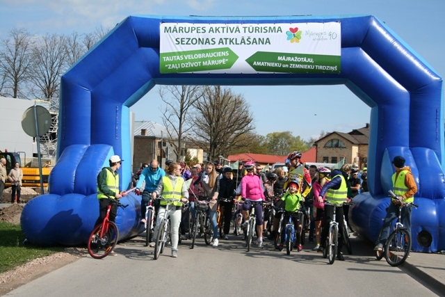 Tautas velobrauciens “Zaļi dzīvot Mārupē!”, 04.05.2015.