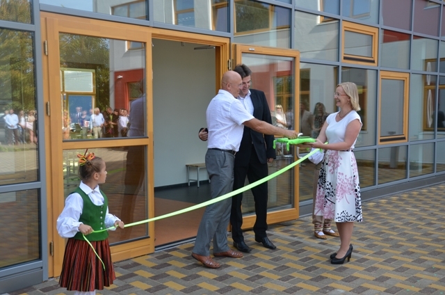 Mārupes pamatskolas jaunās piebūves atklāšana, 31.08.2015.