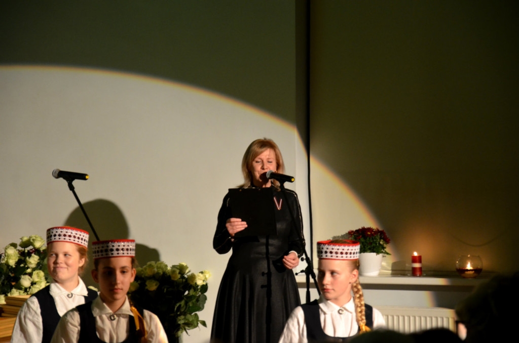Svinīgs sarīkojums par godu Latvijas valsts svētkiem 17.11.2015.