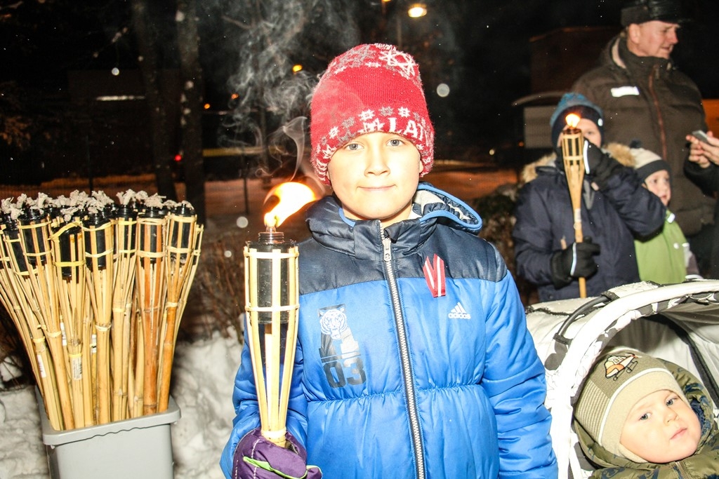 Mārupes novadā atzīmē Lāčplēša dienu, 11.11.2016.
