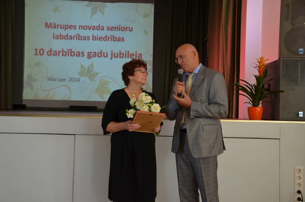 Mārupes senioru labdarības biedrības 10 gadu jubileja, 20.09.2014.