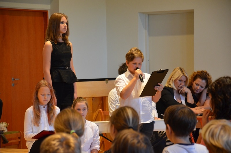 Jaunmārupes pamatskolā atmostas Latvija, atmostas Baltija, 23.10.2014.