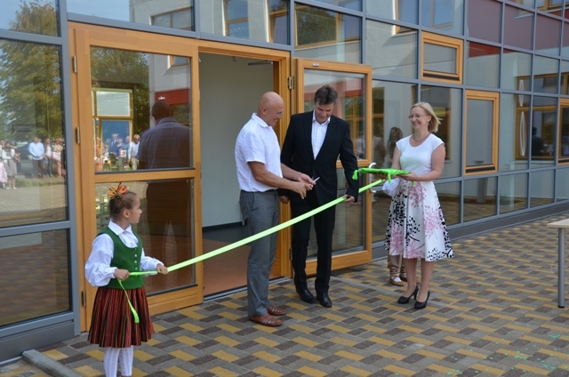 Mārupes pamatskolas jaunās piebūves atklāšana, 31.08.2015.