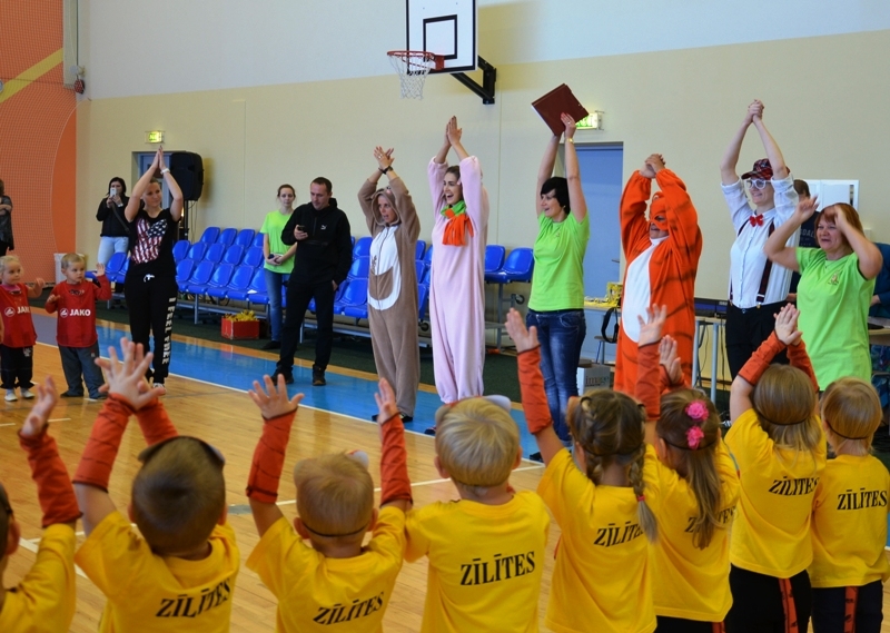 Mārupes novada pirmsskolas izglītības iestāžu sporta diena (3.–4.g.v.) 27.10.2015.