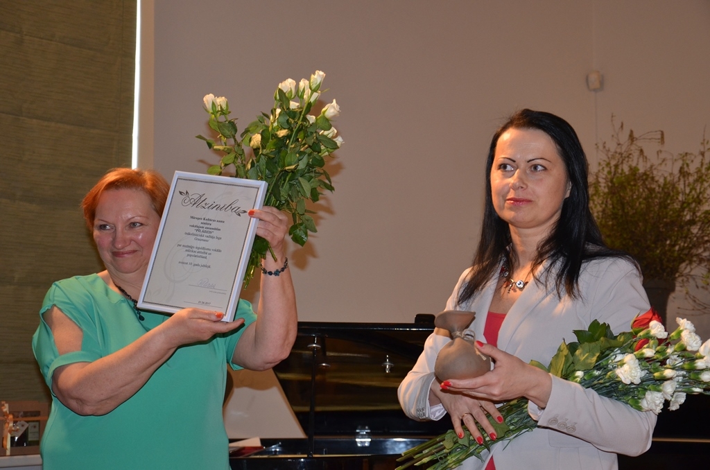 Senioru ansambļa “Pīlādzis” 10 gadu jubileja, 01.04.2017.