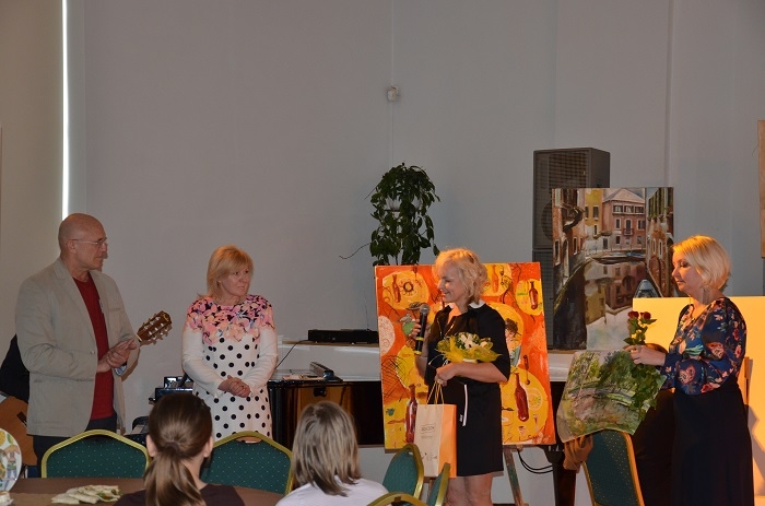 Mākslas izstādes “Tēriņu ielas mistērijas” atklāšana,12.04.2013.