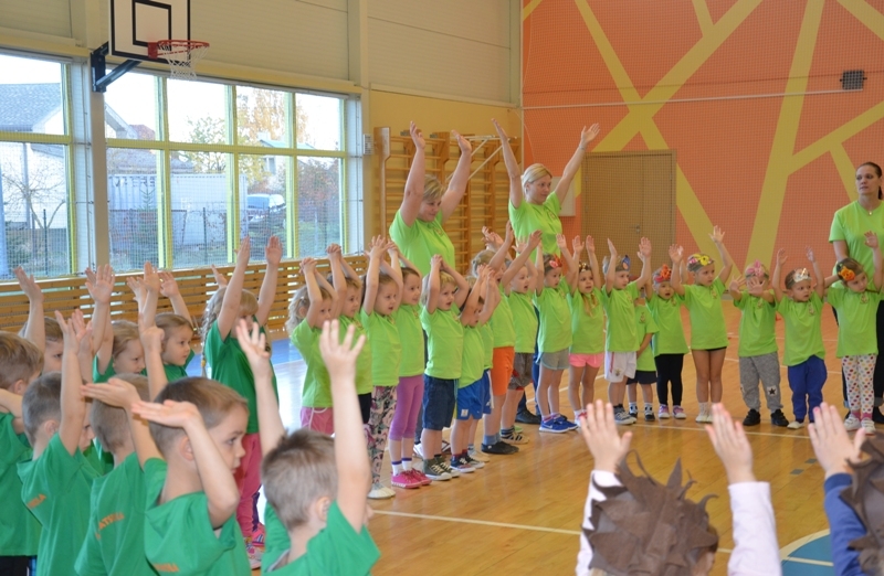 Mārupes novada pirmsskolas izglītības iestāžu sporta diena (3.–4.g.v.) 27.10.2015.