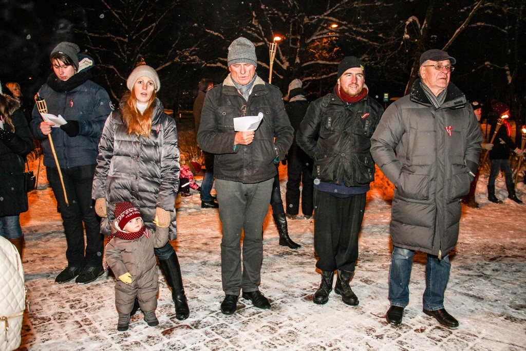 Mārupes novadā atzīmē Lāčplēša dienu, 11.11.2016.