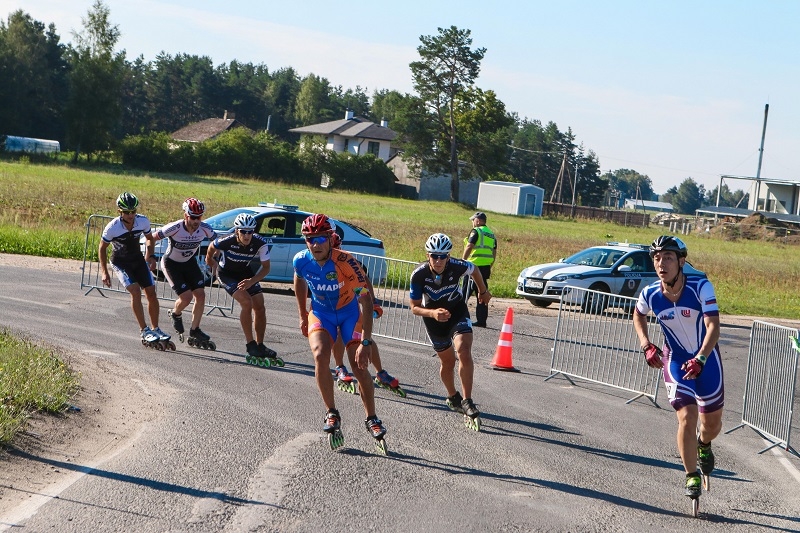 Skrituļošanas maratons Mārupē, 10.08.2014.