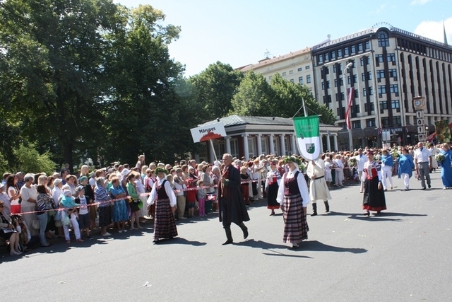 Mārupes novads Dziesmu un deju svētku gājienā, 07.07.2013.