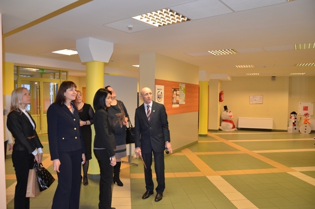 Kirgizstānas izglītības un zinātnes ministres vizīte Mārupē, 08.01.2015.