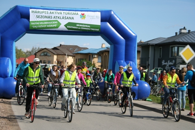 Tautas velobrauciens “Zaļi dzīvot Mārupē!”, 04.05.2015.