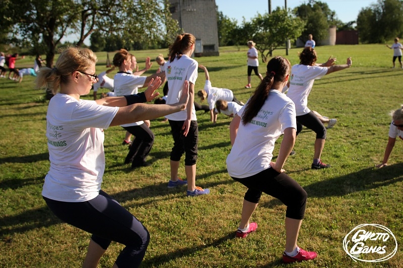 Ghetto Games fitnesa treniņš Tīrainē, 01.06.2015.