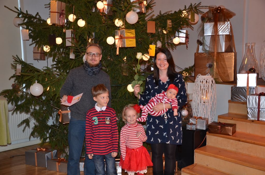 Jaundzimušo sveikšanas pasākums “Esmu mazais mārupietis”, 19.12.2015.